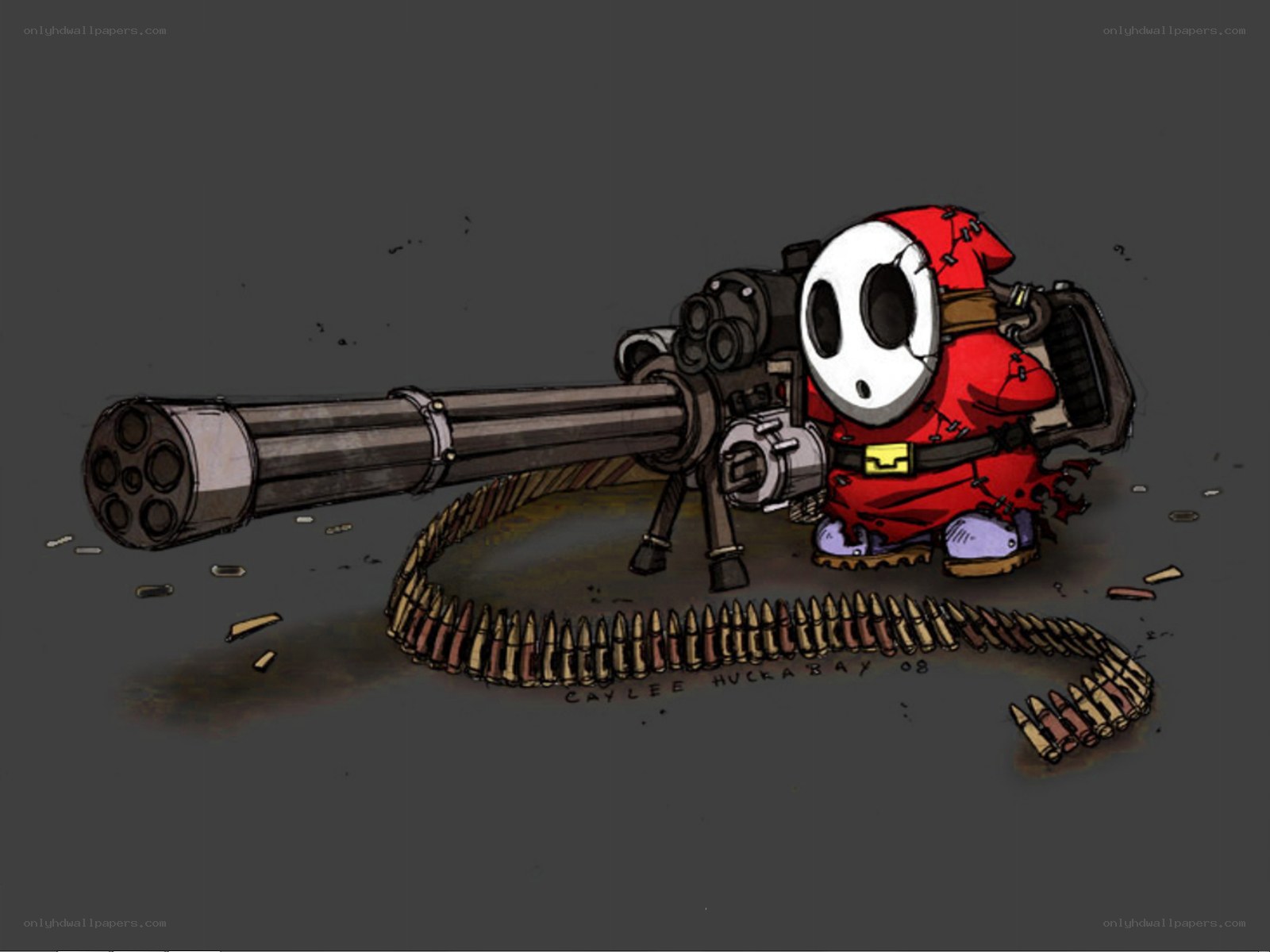 Shy Guy with Minigun