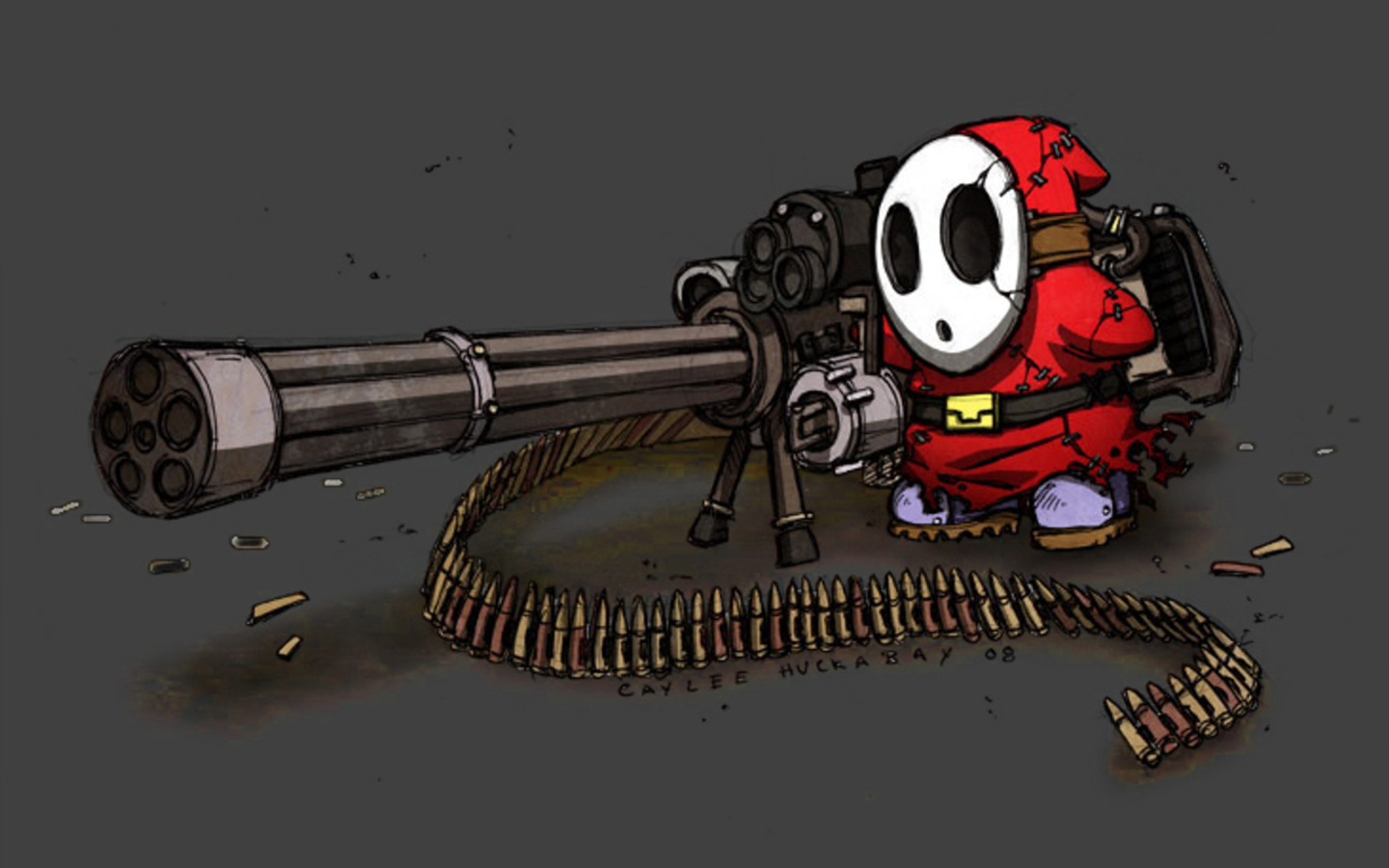 Shy Guy with Minigun