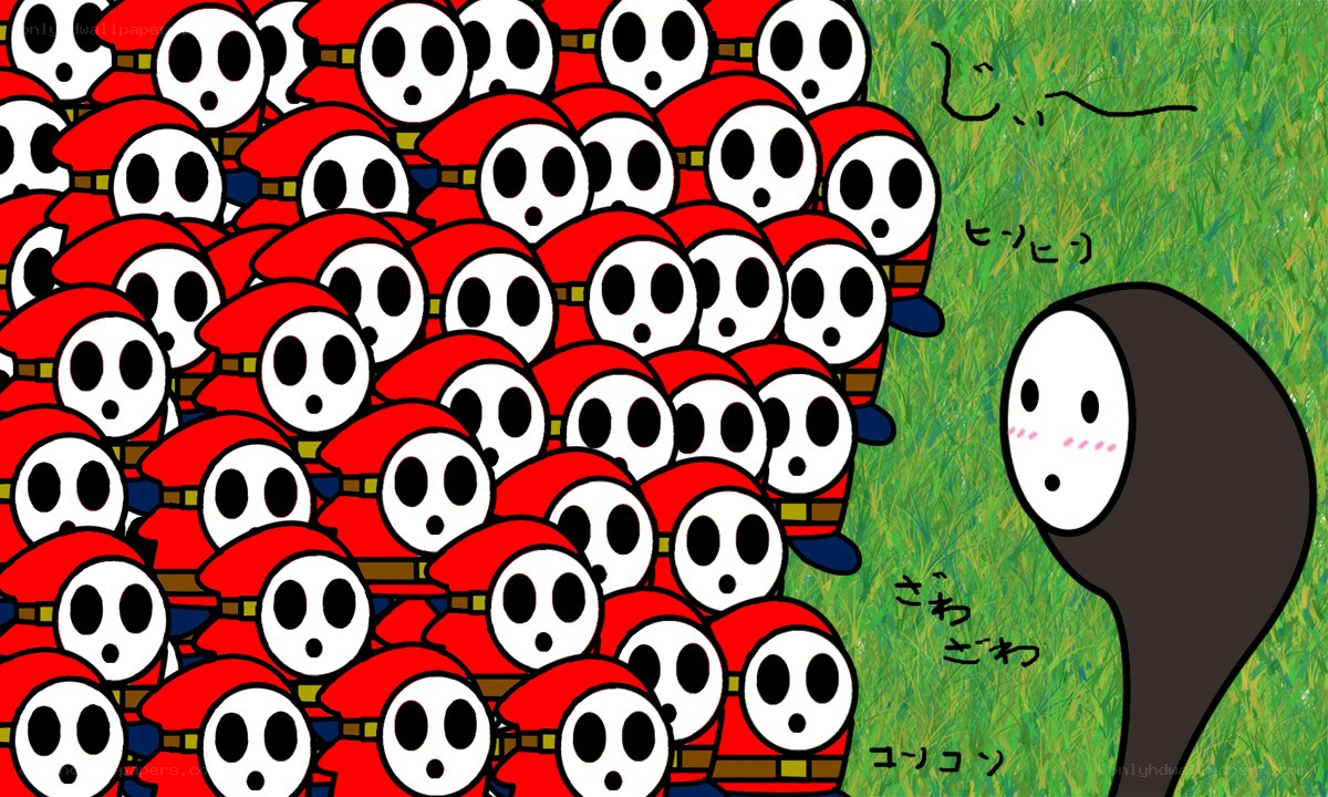 Shy Guys and No-Face