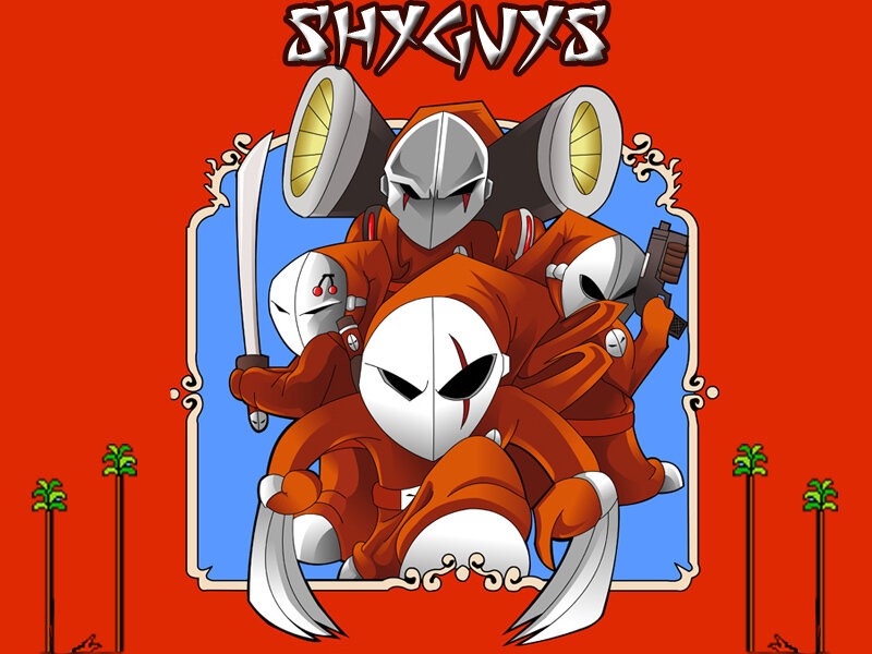 Shyguy characters artwork