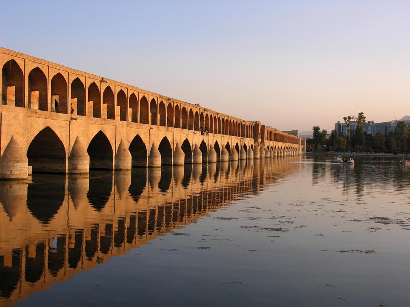 Si-o-se Bridge — Brown