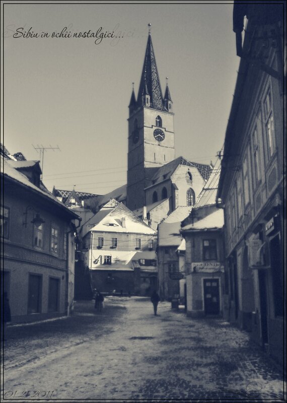 Sibiu in nostalgic view