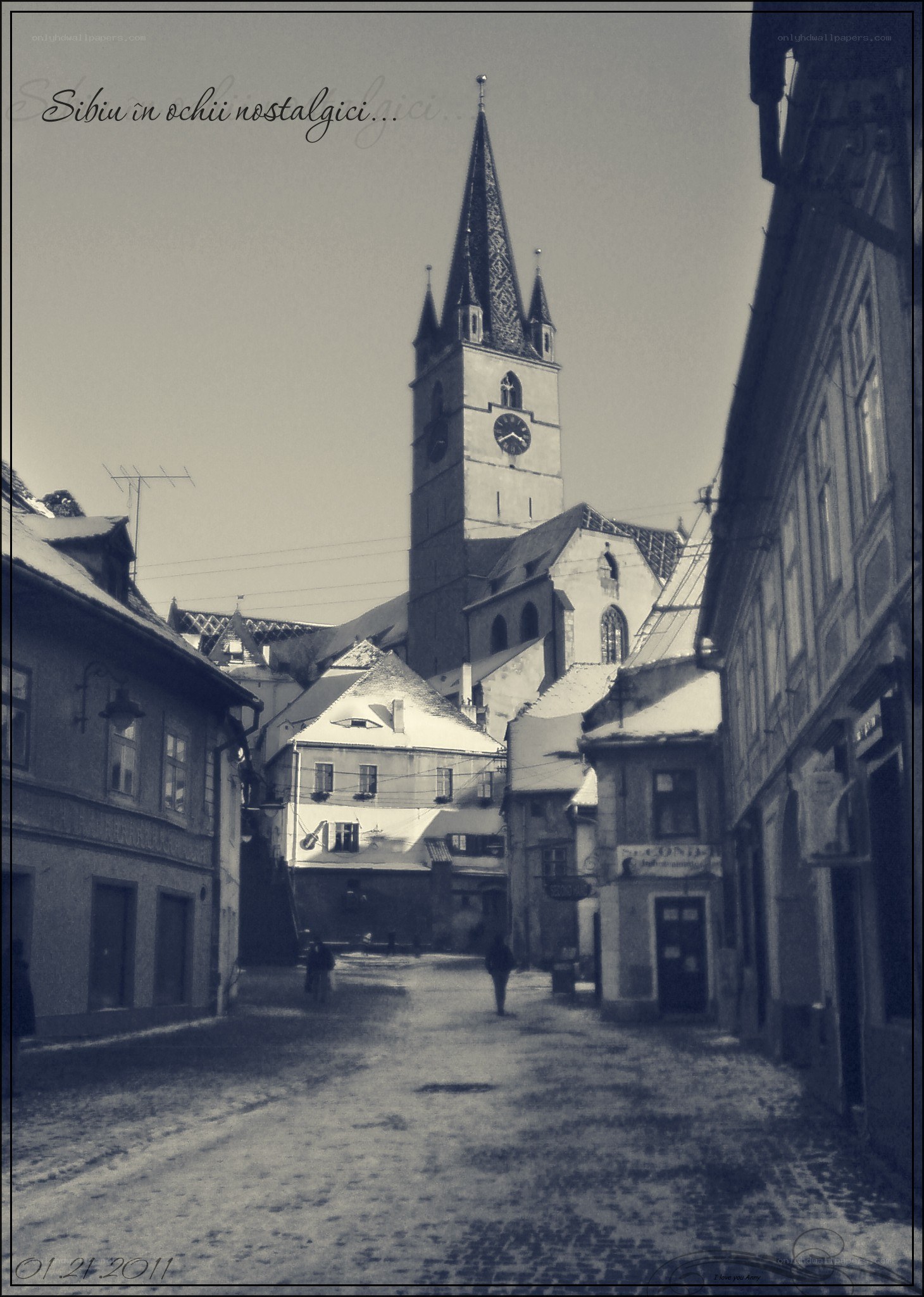 Sibiu in nostalgic view