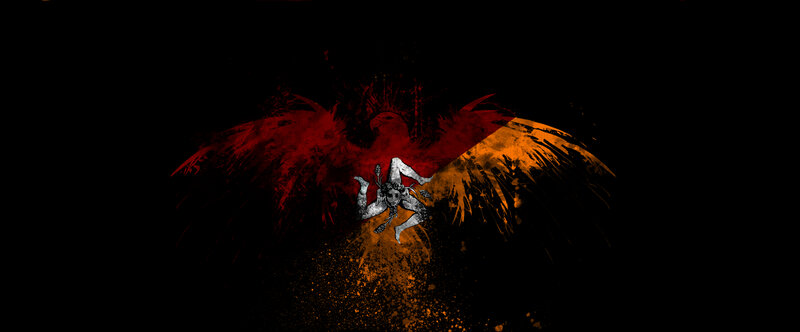 Sicilian flag with eagle