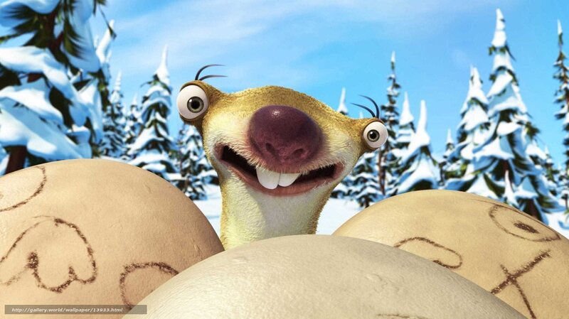 Sid the sloth with eggs