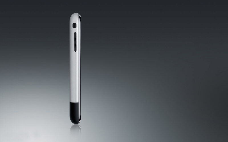side view of a smartphone