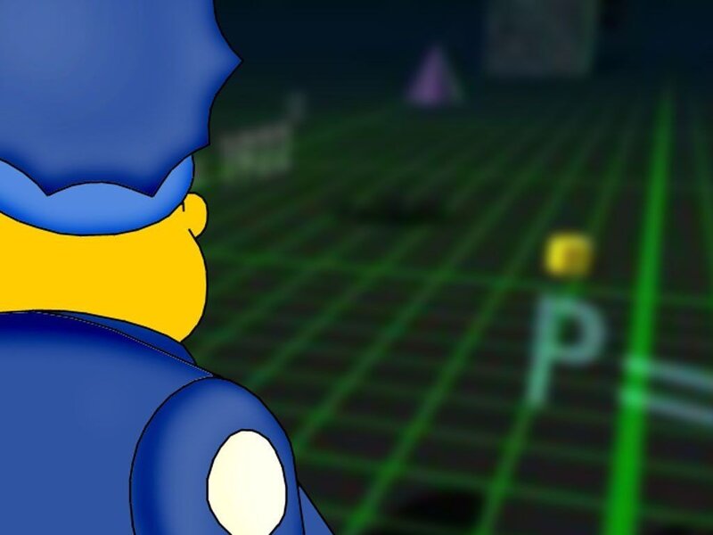 sideshow bob in virtual space