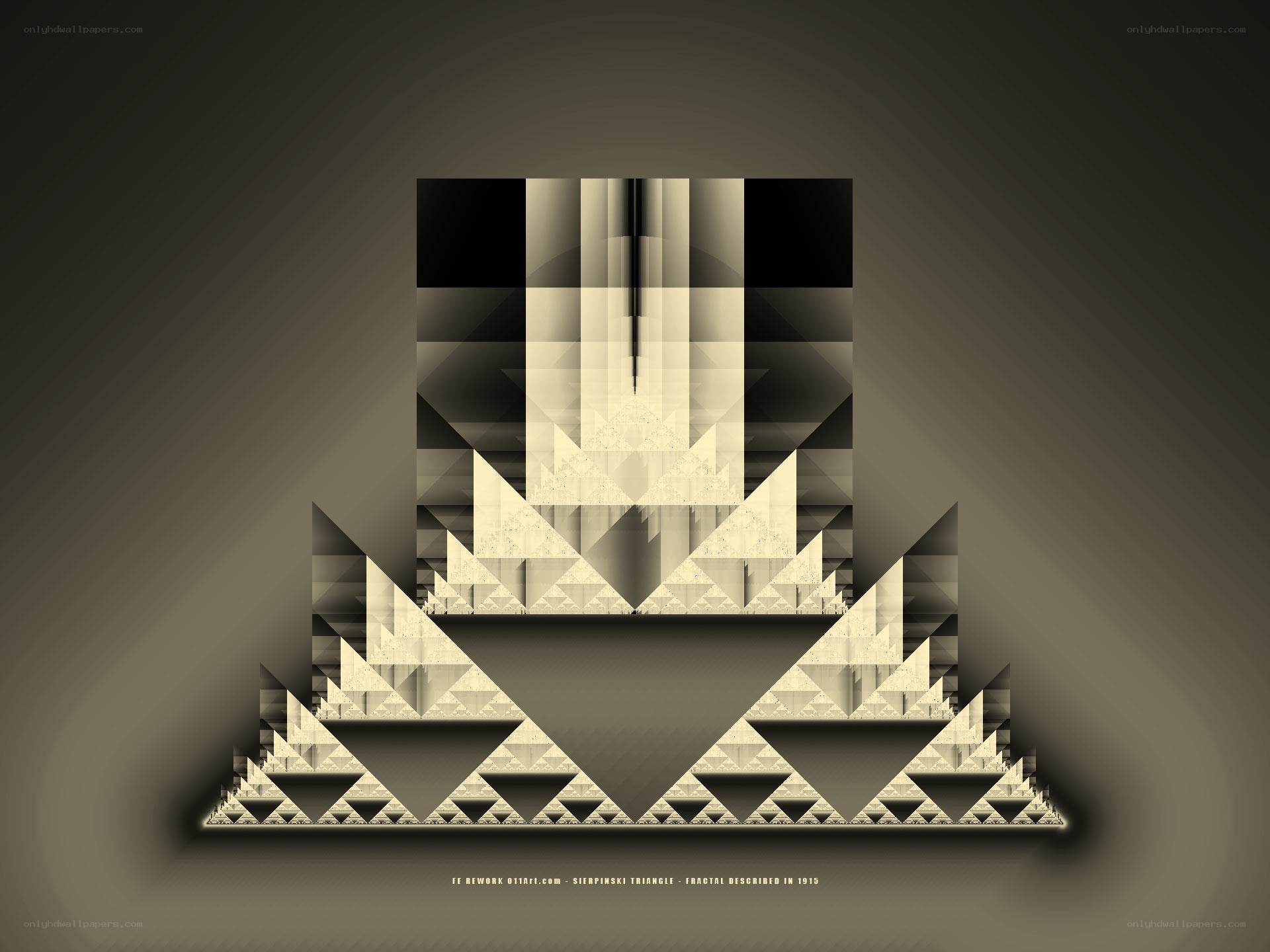 Sierpinski Triangle Fractal Art