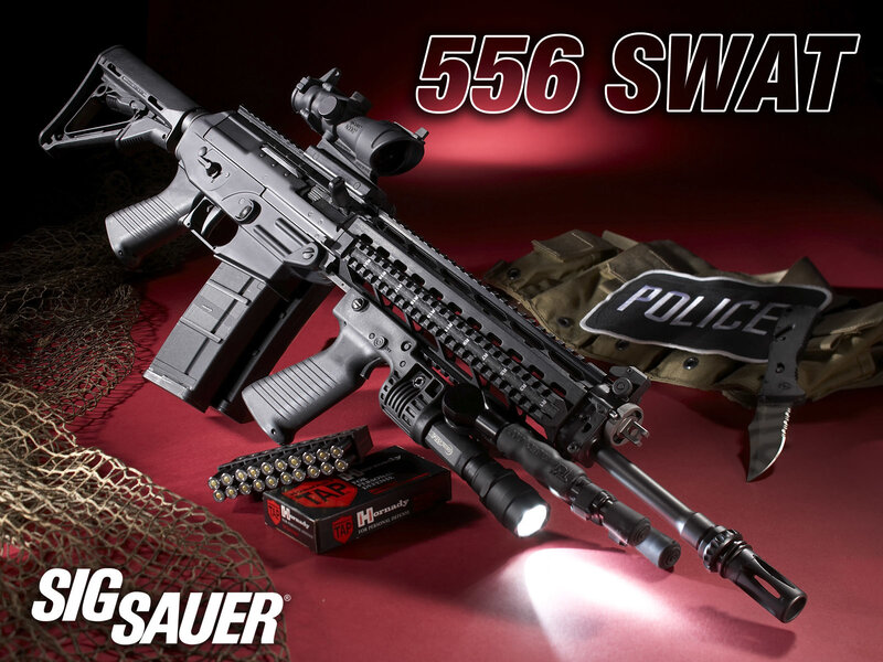 SIG Sauer 556 SWAT Rifle — Black