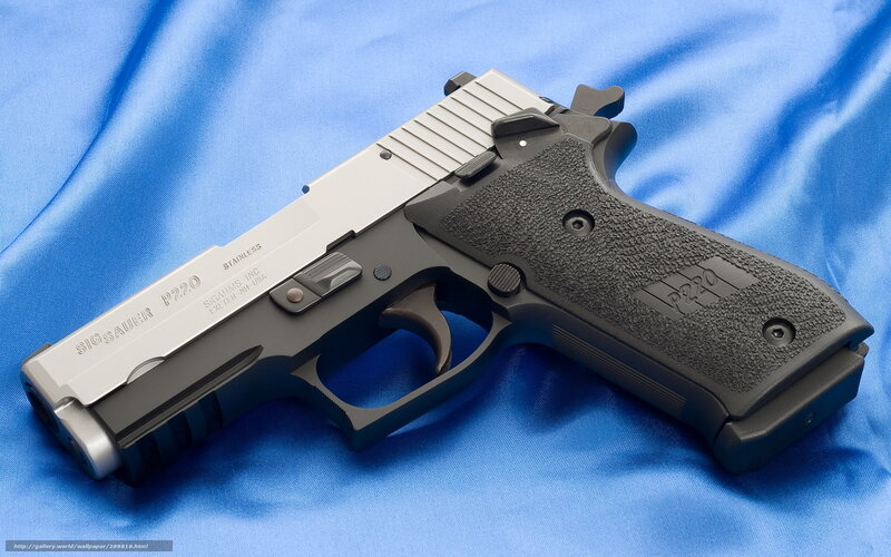 Sig Sauer P220 Pistol — Blue