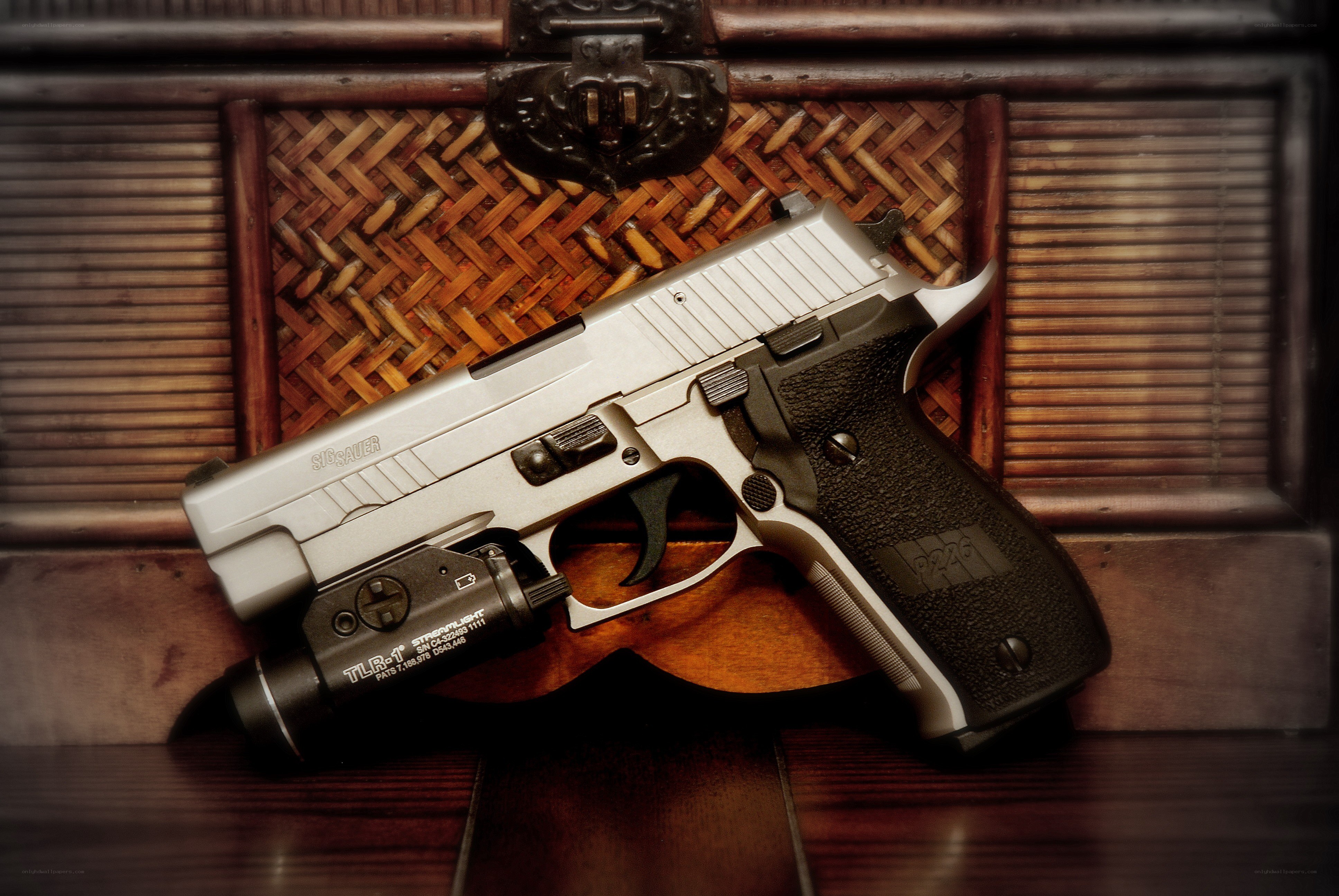 Sig Sauer P226 with flashlight