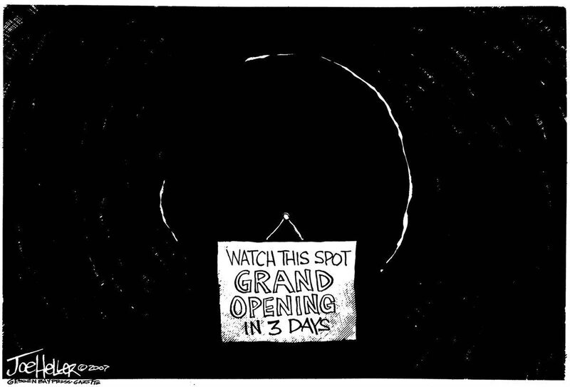 Sign in a dark tunnel