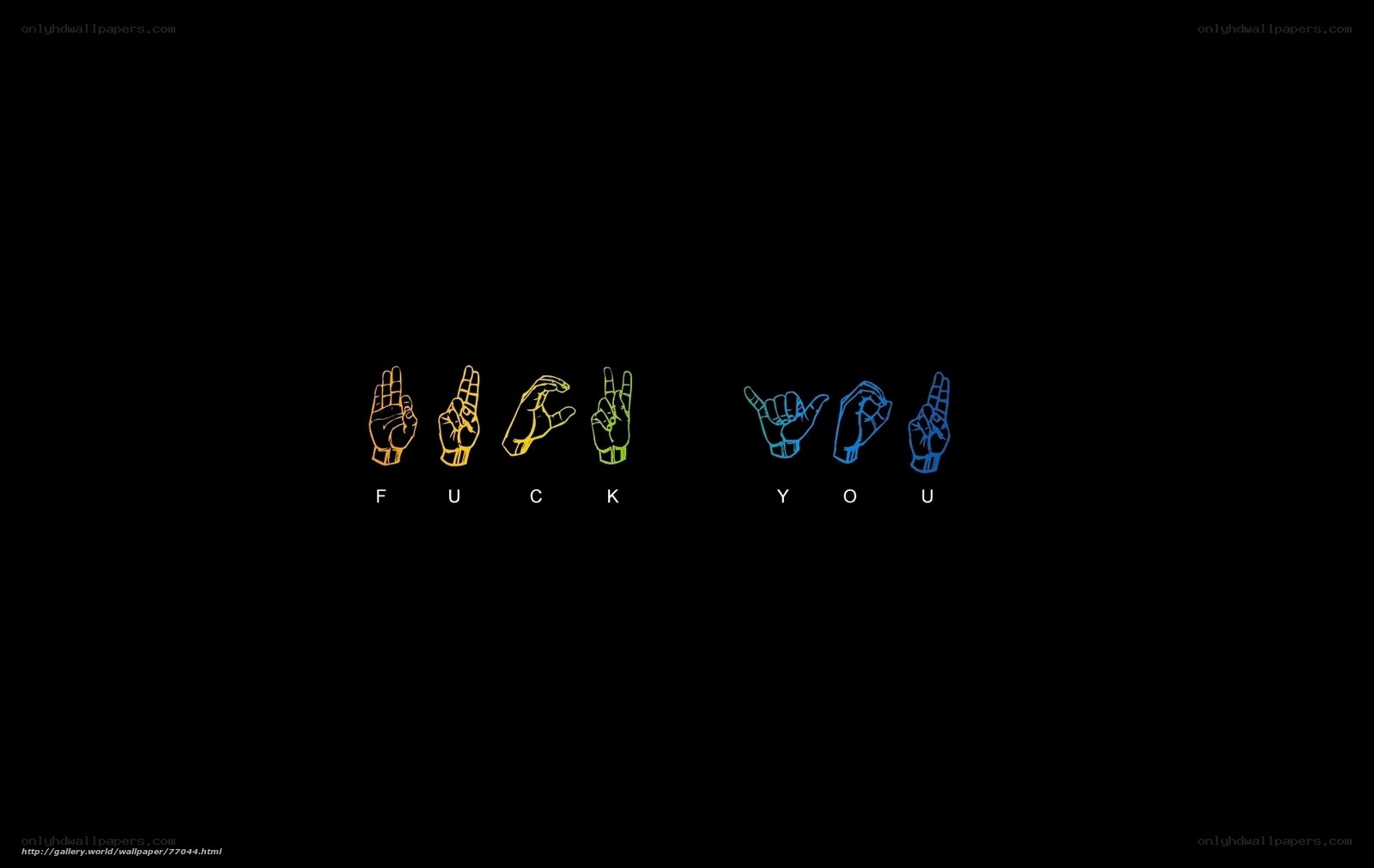 Sign language swear words