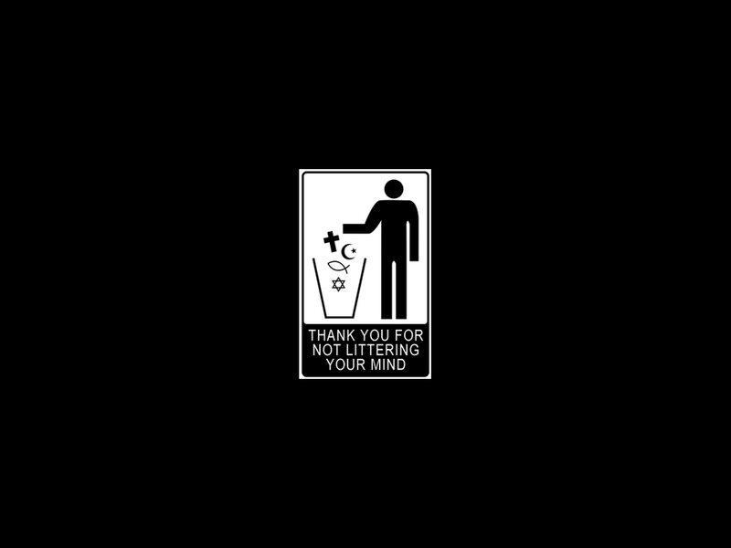sign not littering mind