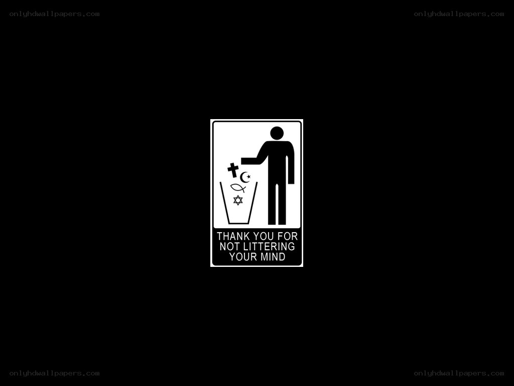 sign not littering mind