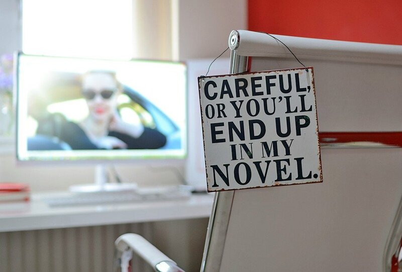 Sign on a Chair