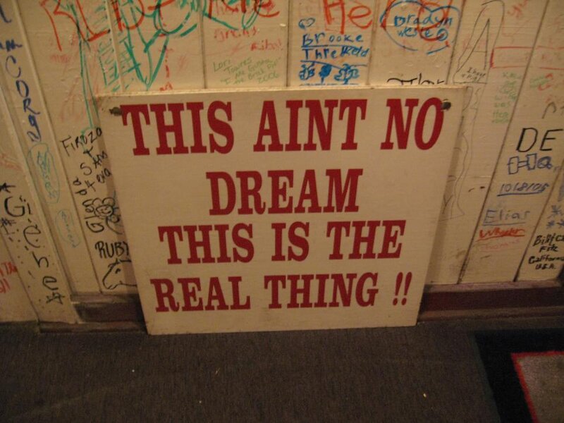 Sign on a Wall — White
