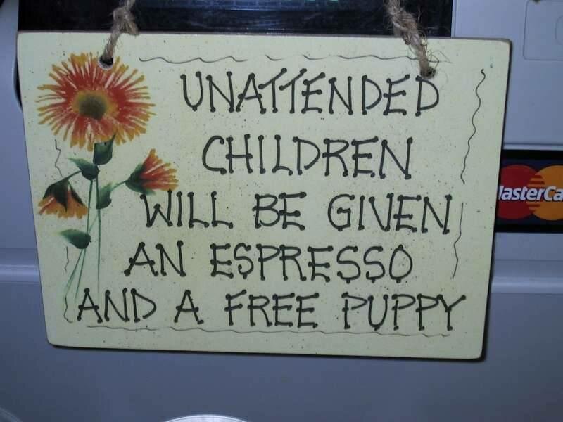 sign with humorous message