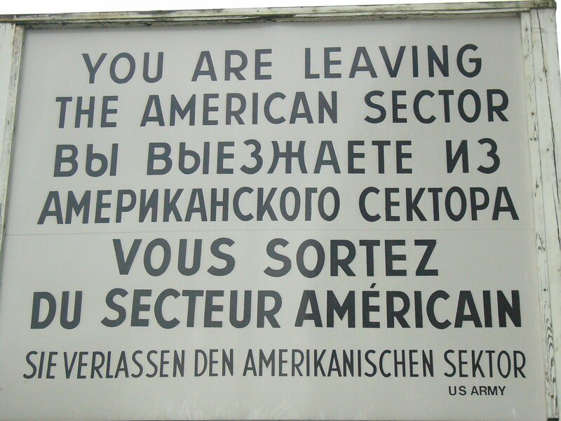 Sign with Multilingual Text
