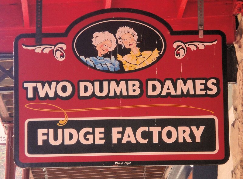 Sign with Two Women