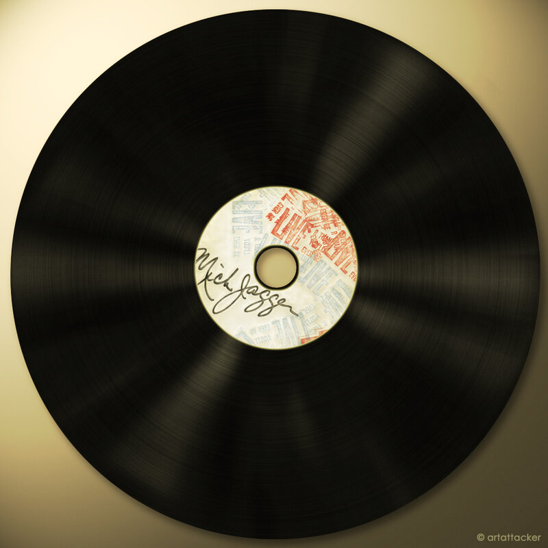 signed vinyl record