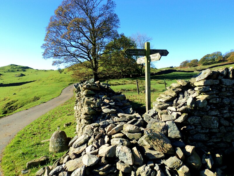 Signpost on Country Path