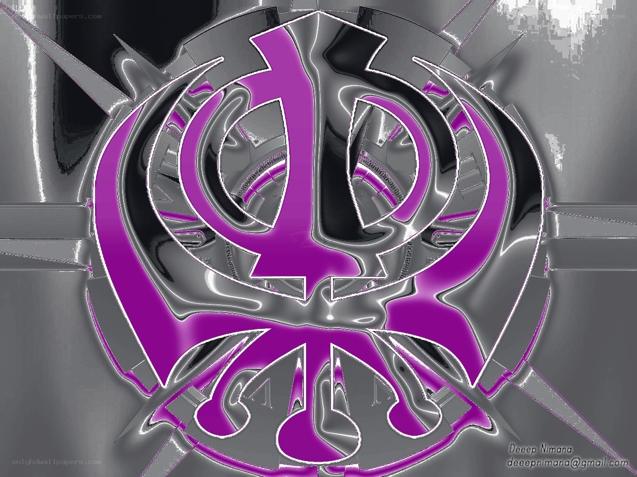Sikh Khanda symbol art