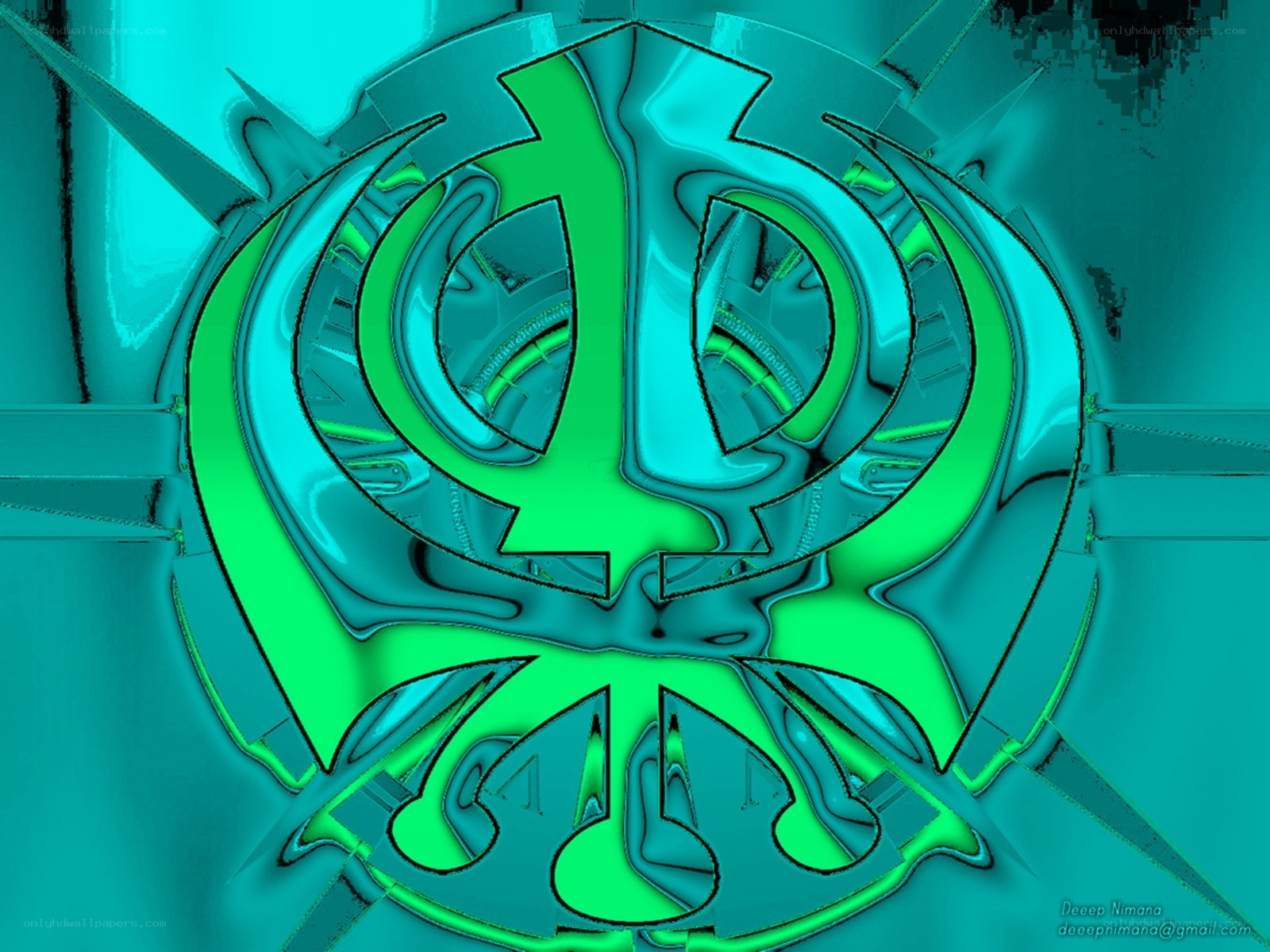 Sikh Khanda symbol art
