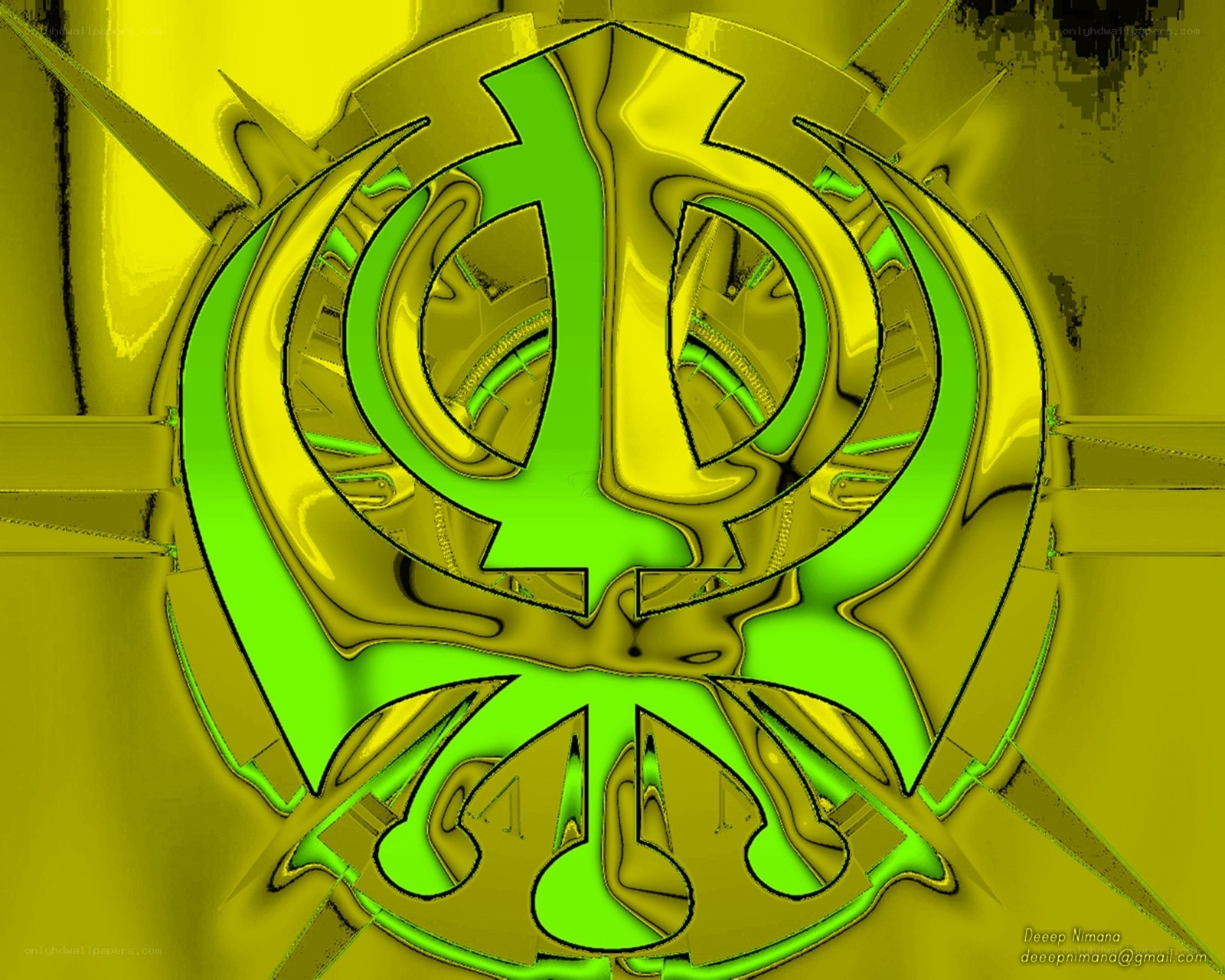 Sikh Khanda symbol art