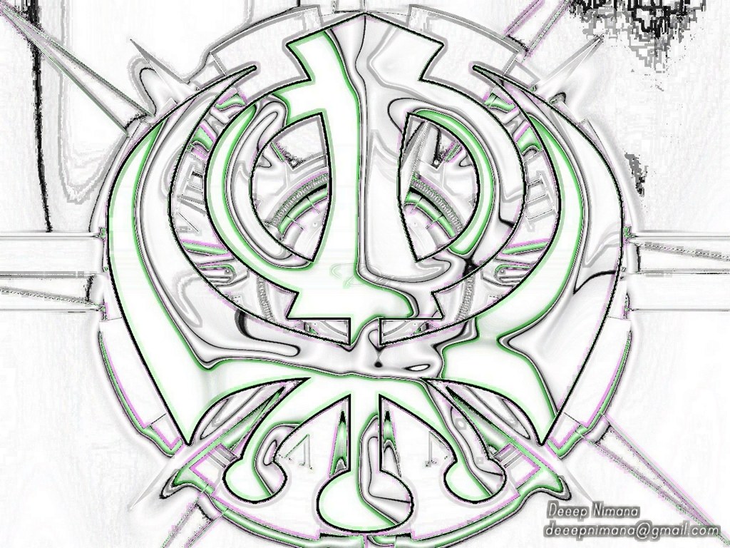 Sikh Khanda symbol art