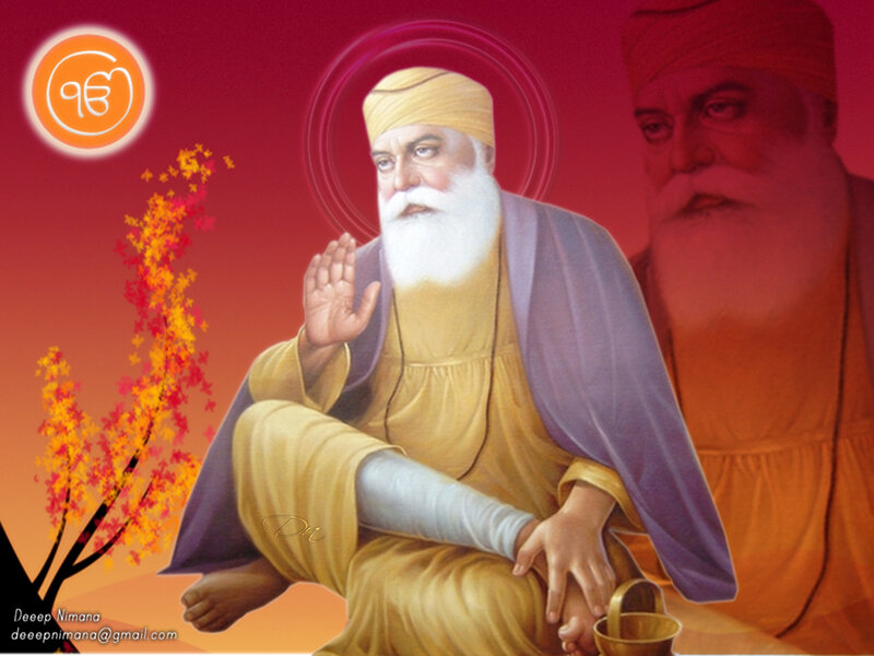 Sikh religious figure illustration
