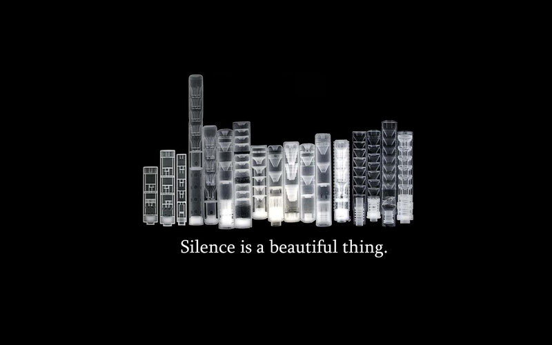 Silence is a beautiful thing