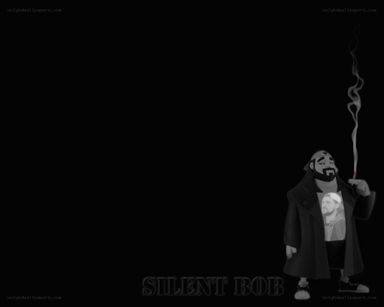 Silent Bob character illustration