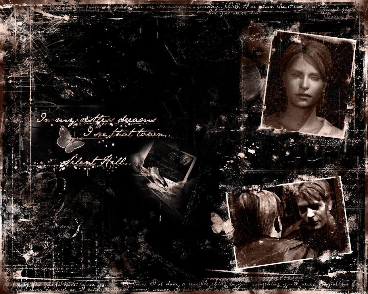 Silent Hill collage wallpaper