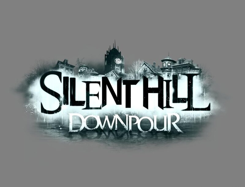 Silent Hill Downpour Logo — Black