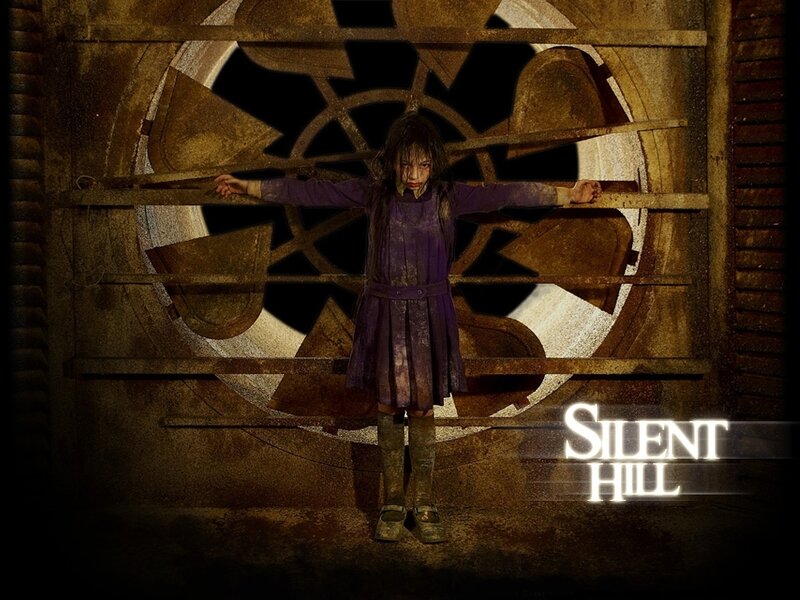 Silent Hill girl in purple dress