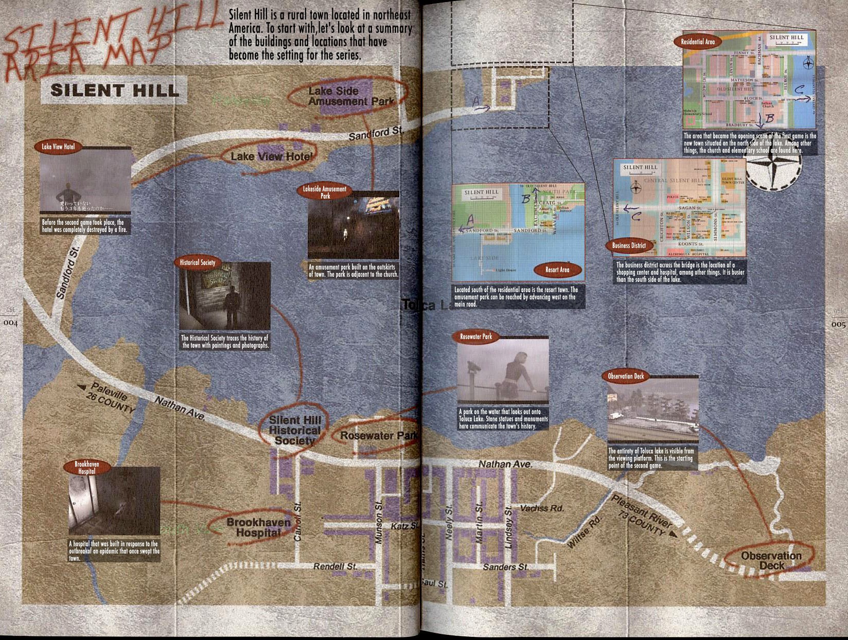 Silent Hill town map