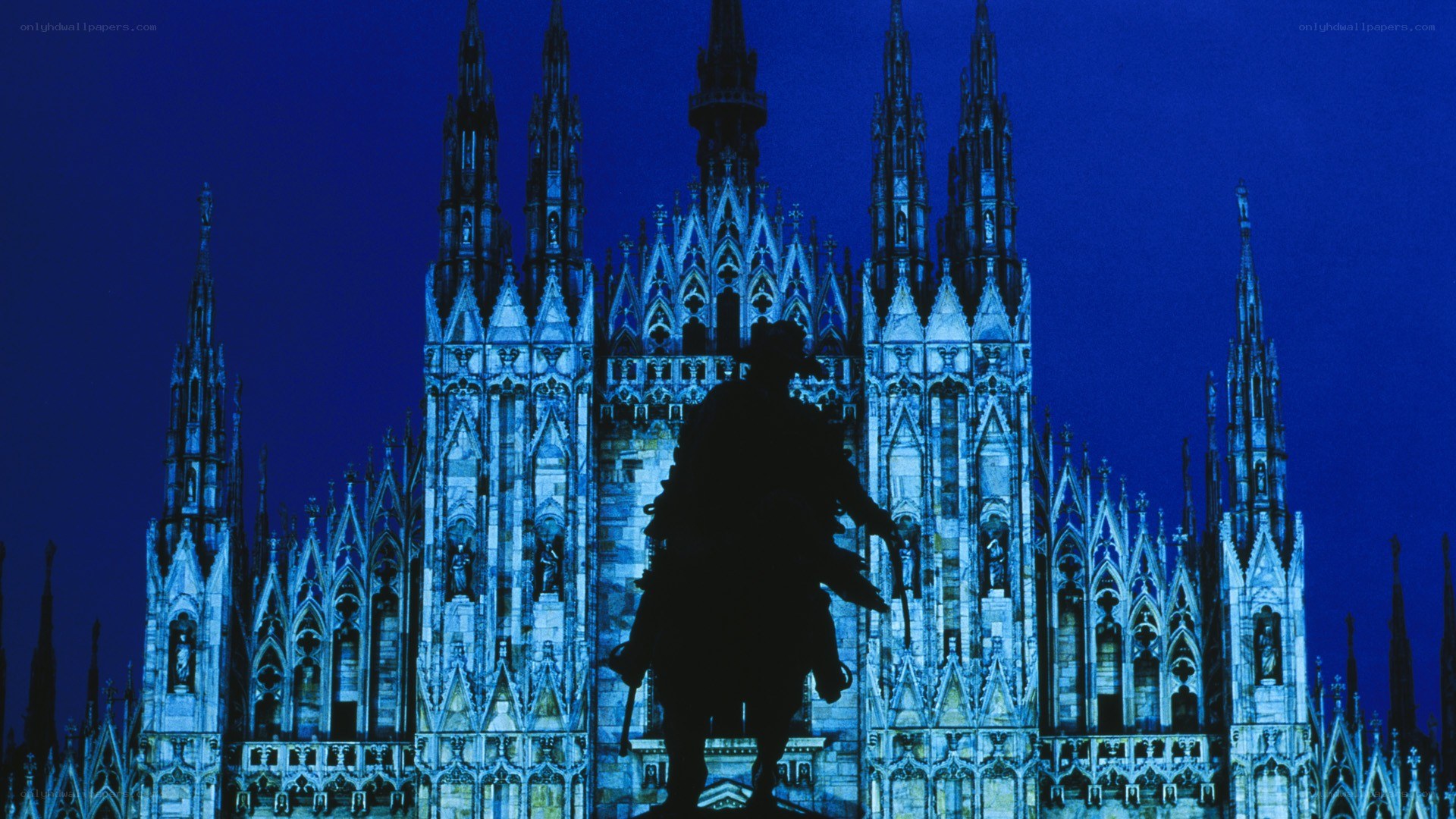 Silhouette at Milan Cathedral
