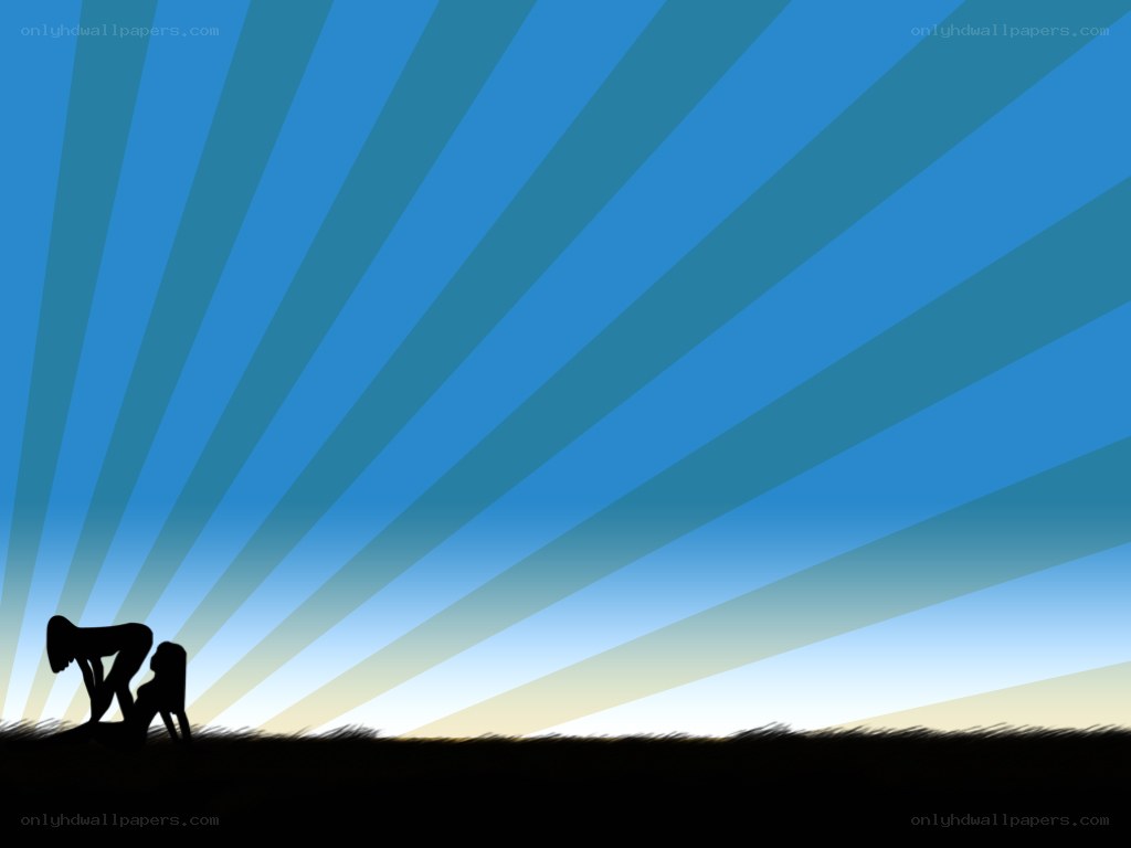 silhouette at sunset