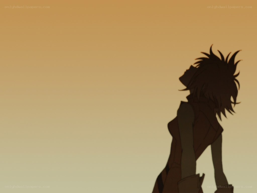 silhouette at sunset