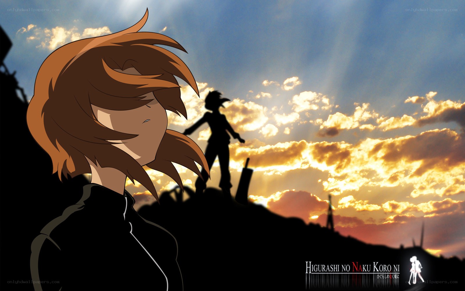 Silhouette at sunset