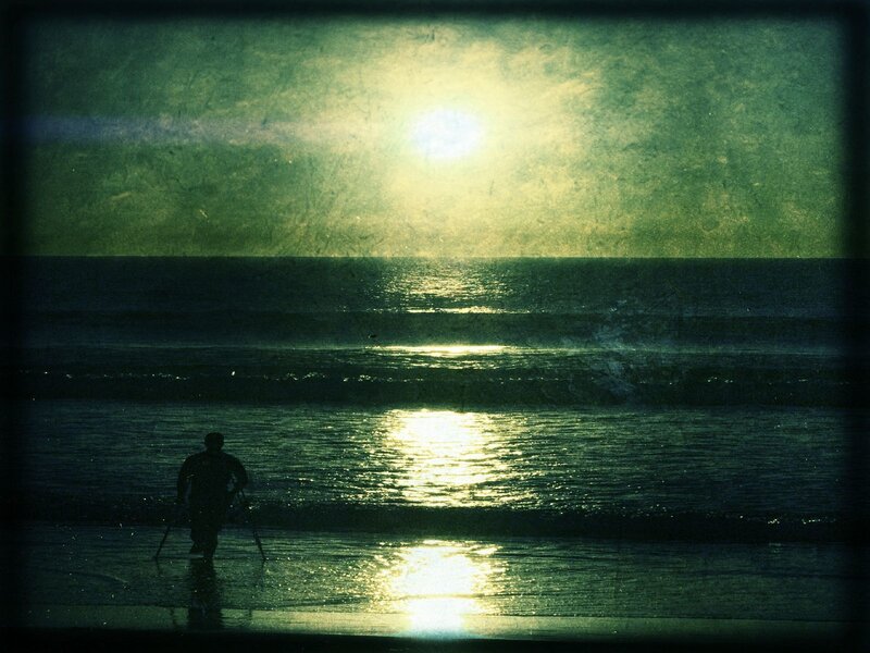 Silhouette at the beach