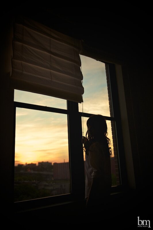 Silhouette at the window