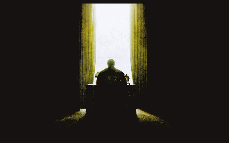 silhouette at the window