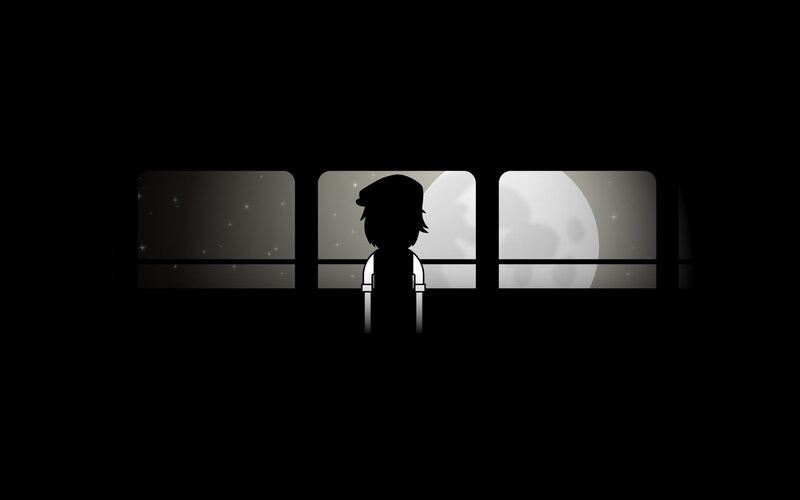 silhouette at the window