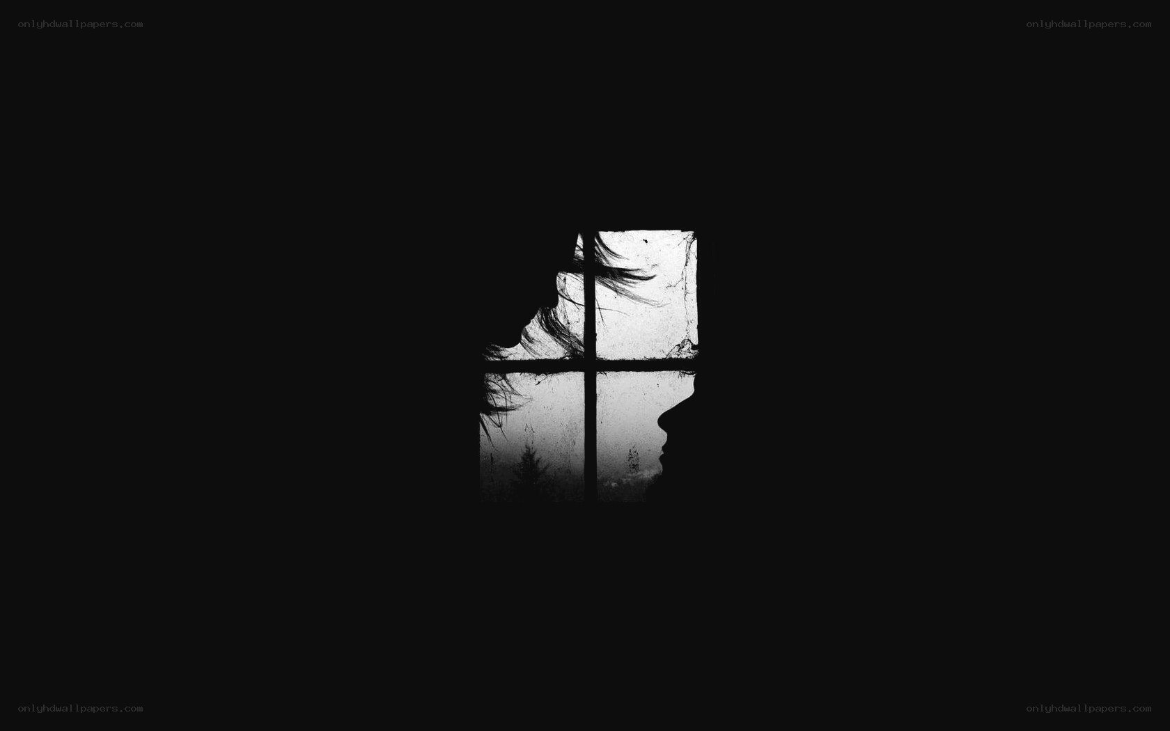 silhouette at the window