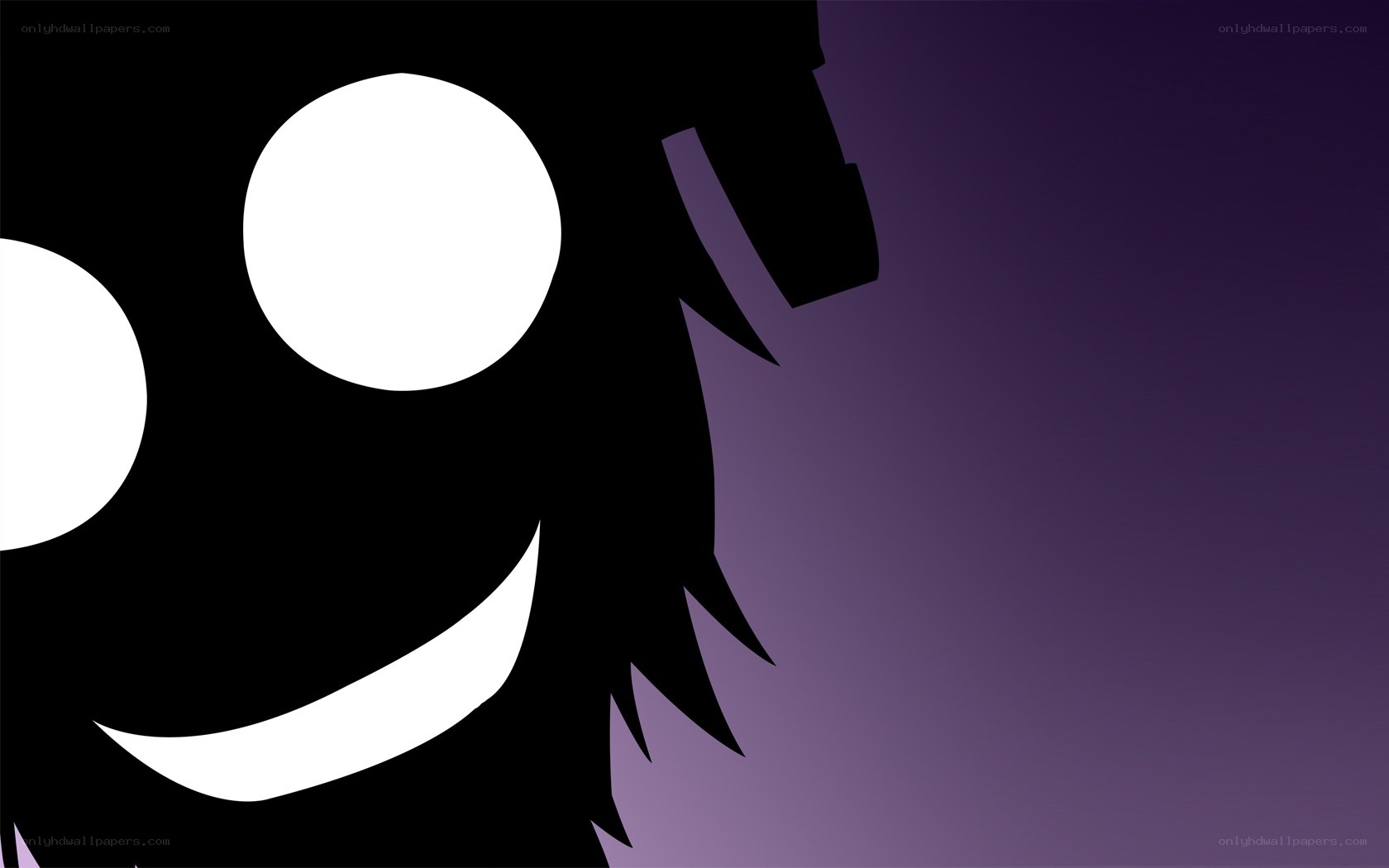 silhouette character face