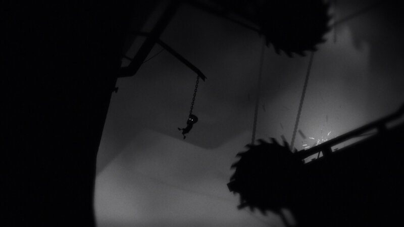 Silhouette character on chain