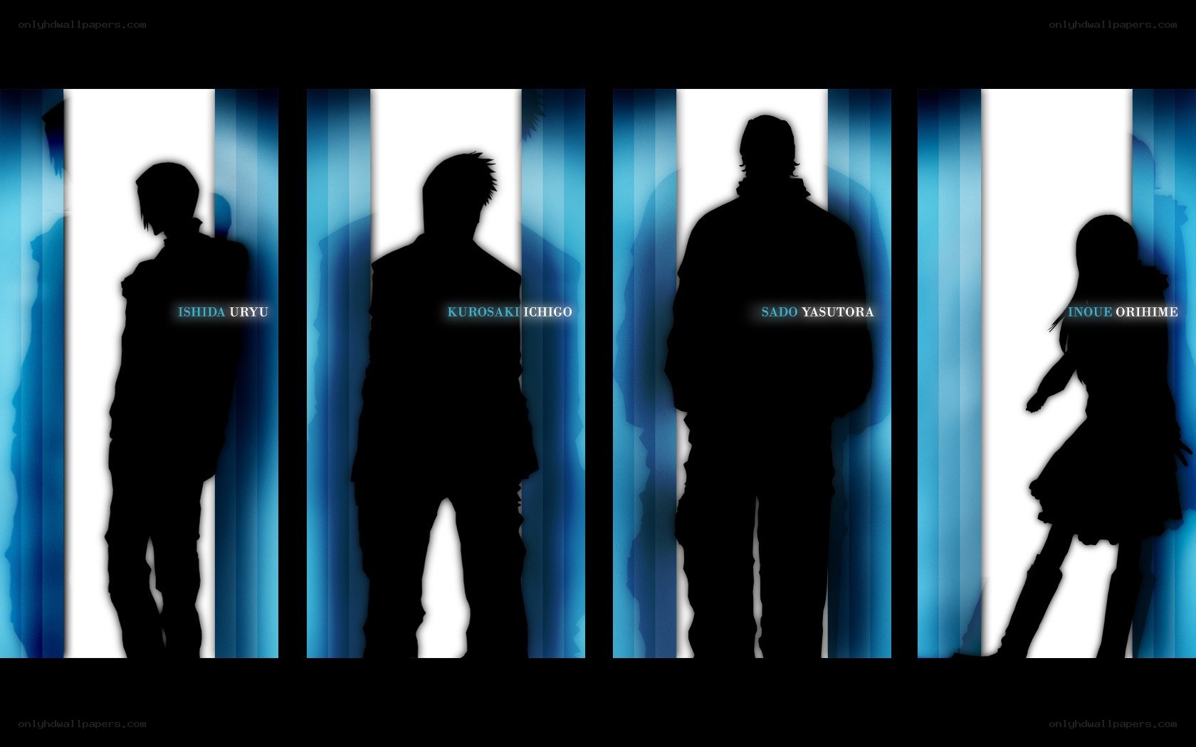 silhouette characters from a series