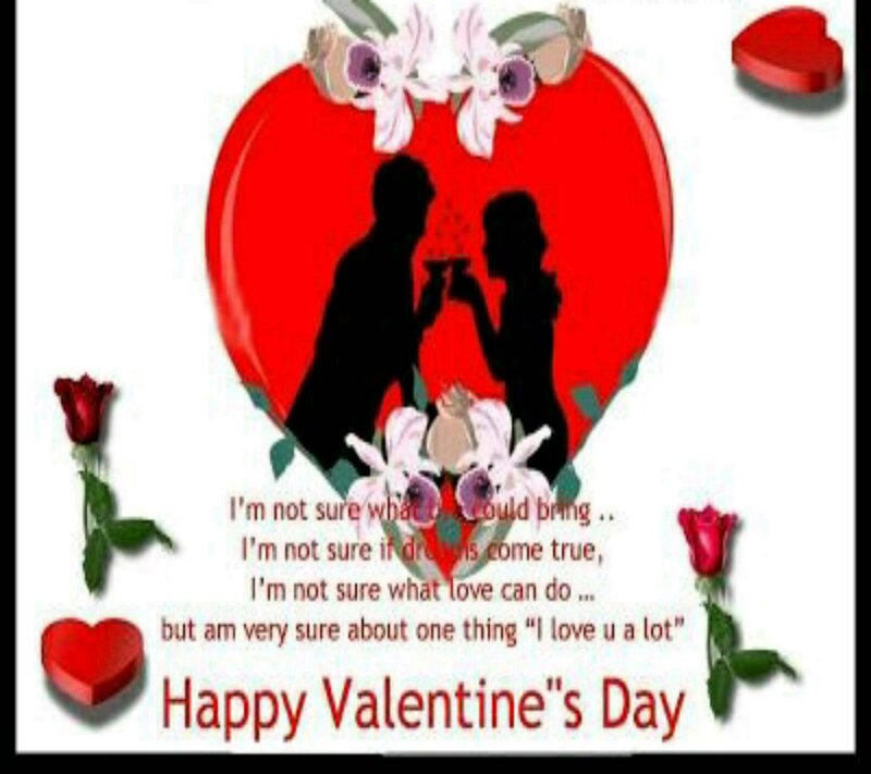 Silhouette Couple in Heart — Red, Romantic, Illustration